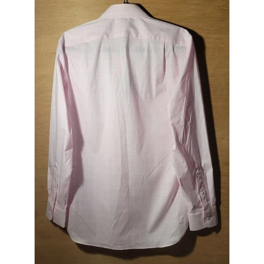 New! J.Crew Dress Shirt Size 15/33 Ludlow Pink Plaid Long Sleeve